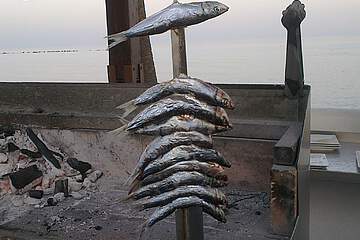 čerstvé ryby na promenádě Benalmadena Costa - čerstvé ryby na promenádě