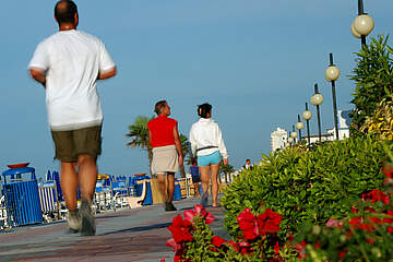 promenáda Lido di Jesolo - promenáda